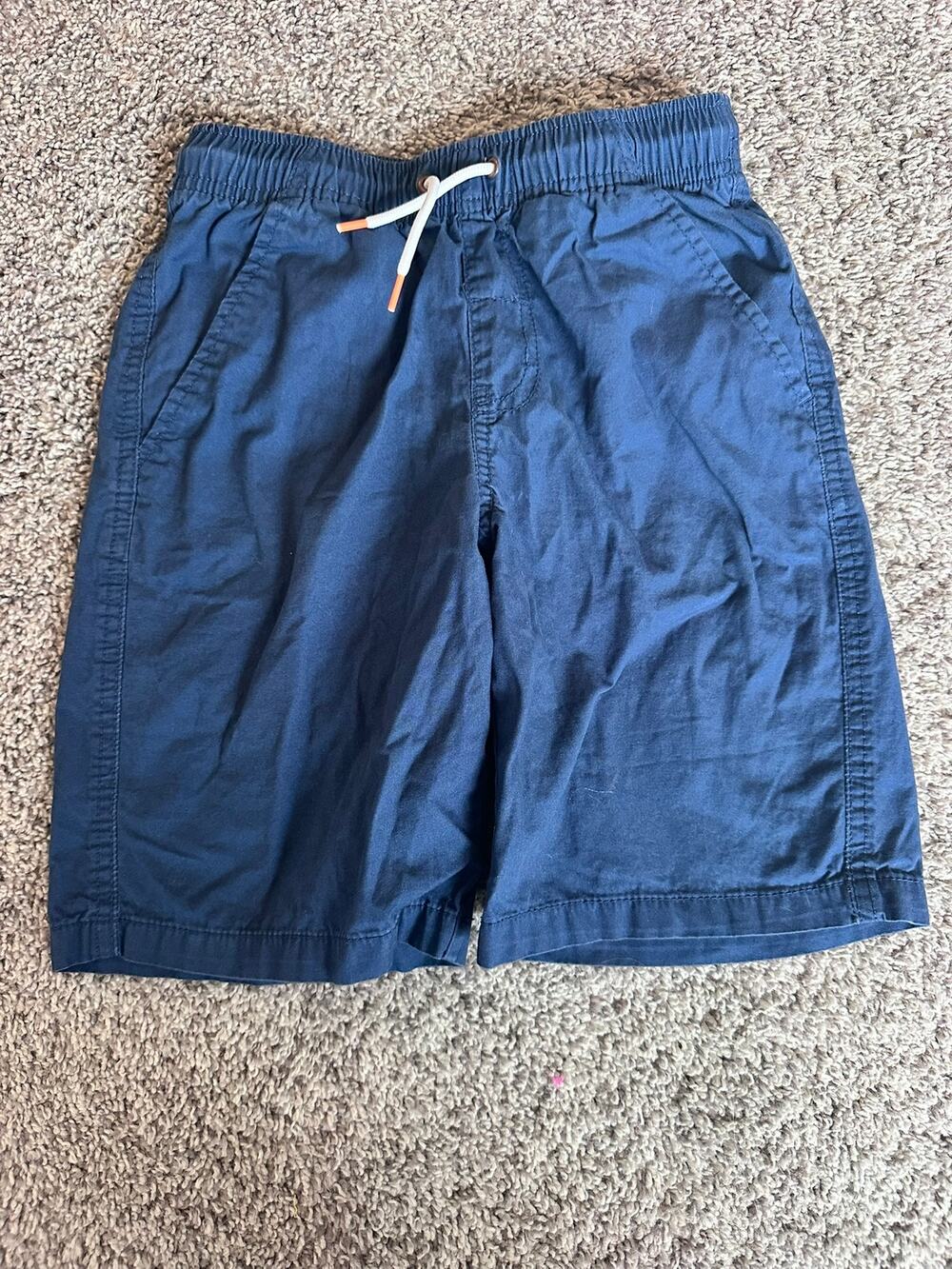 Cat & Jack Boys Size 8-10 Navy Drawstring Shorts